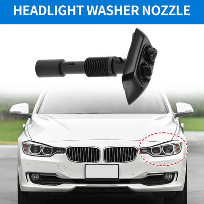 Front Left Headlight Washer Nozzle for BMW 740iL 740i 750i (1995–2001) No. 61678370559