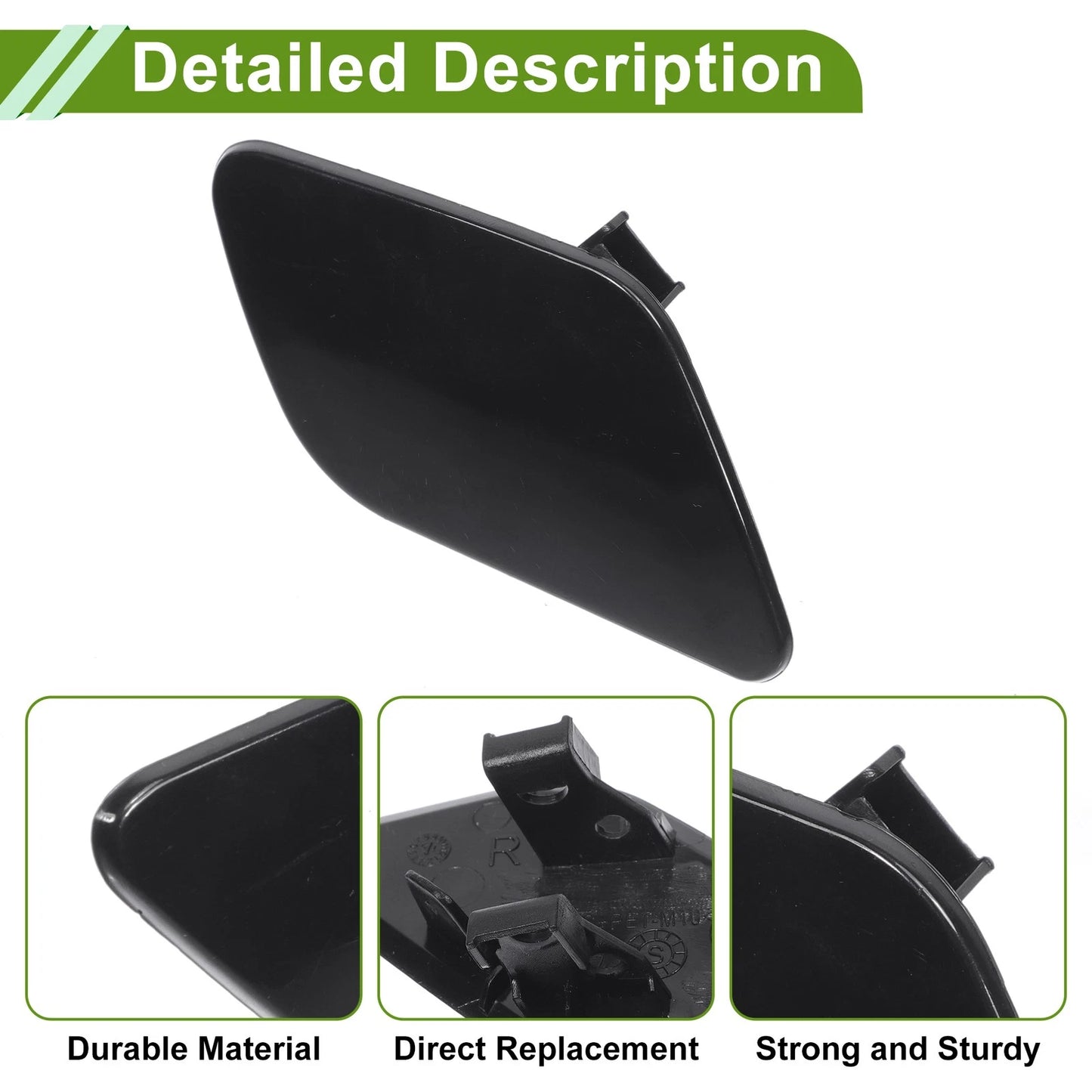 Right Washer Nozzle Cover Cap No. 95850533400 for Porsche Cayenne (2011–2018)