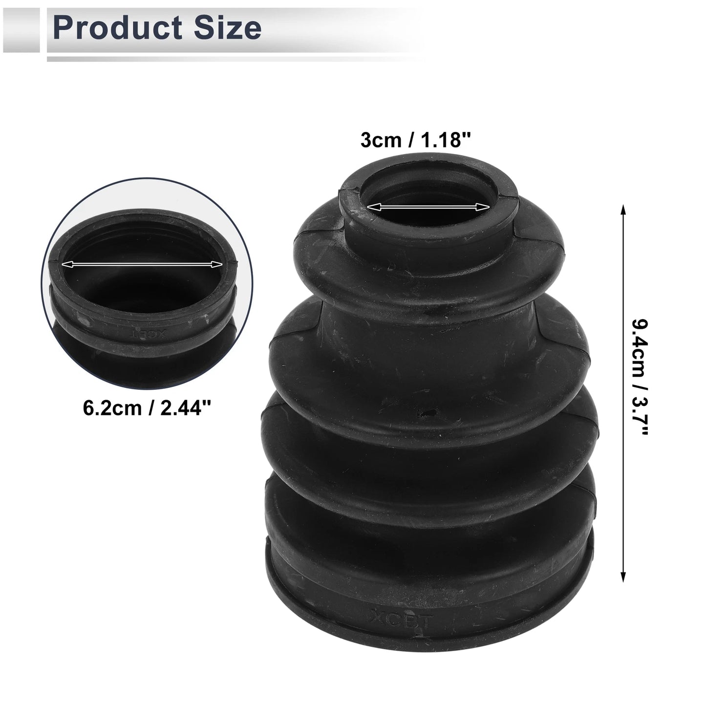 Outer CV Joint Boot Kit with Clamps for Mercedes-Benz 180C (1960–1963)