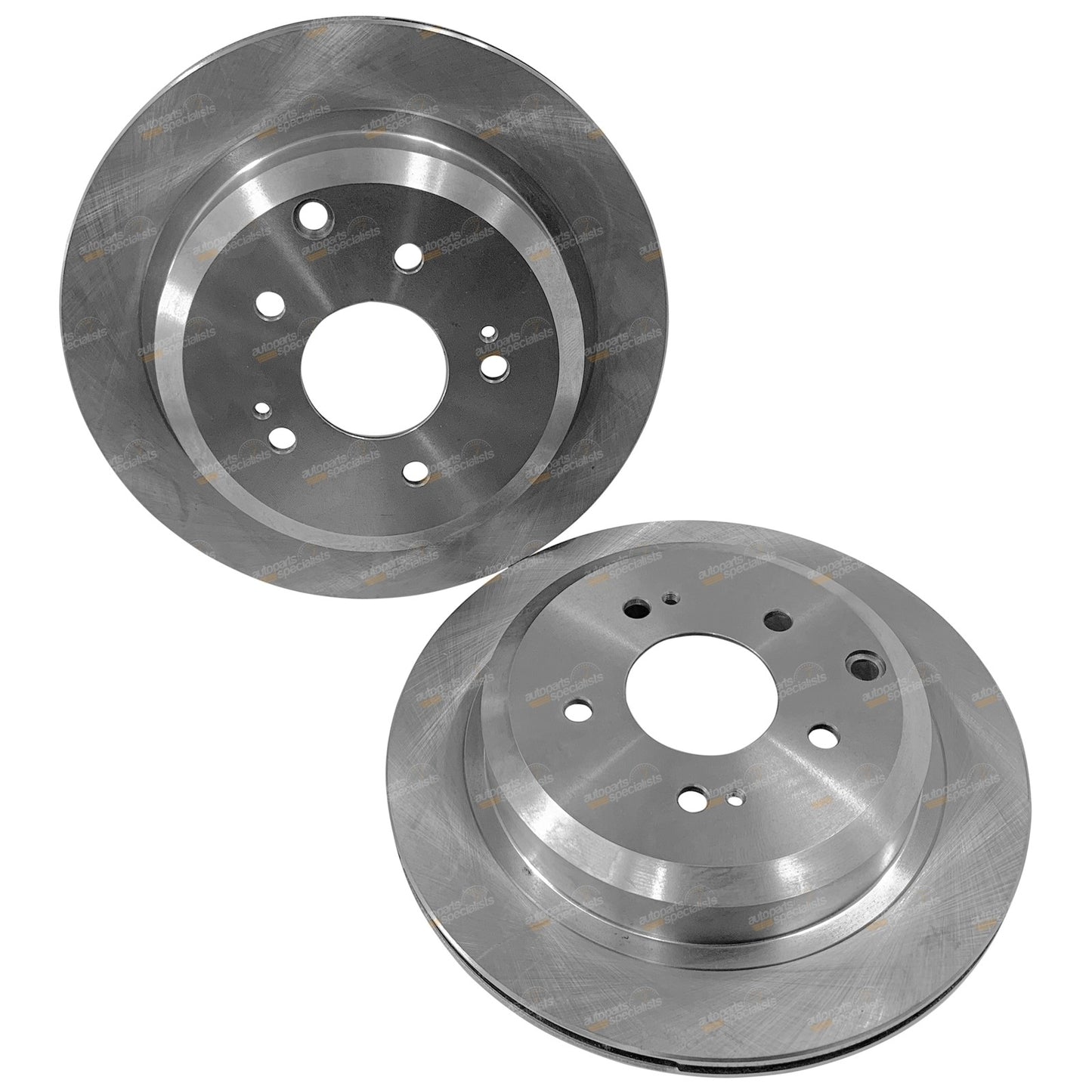 2 Rear Disc Brake Rotors for Mitsubishi 380 (2005–2008)