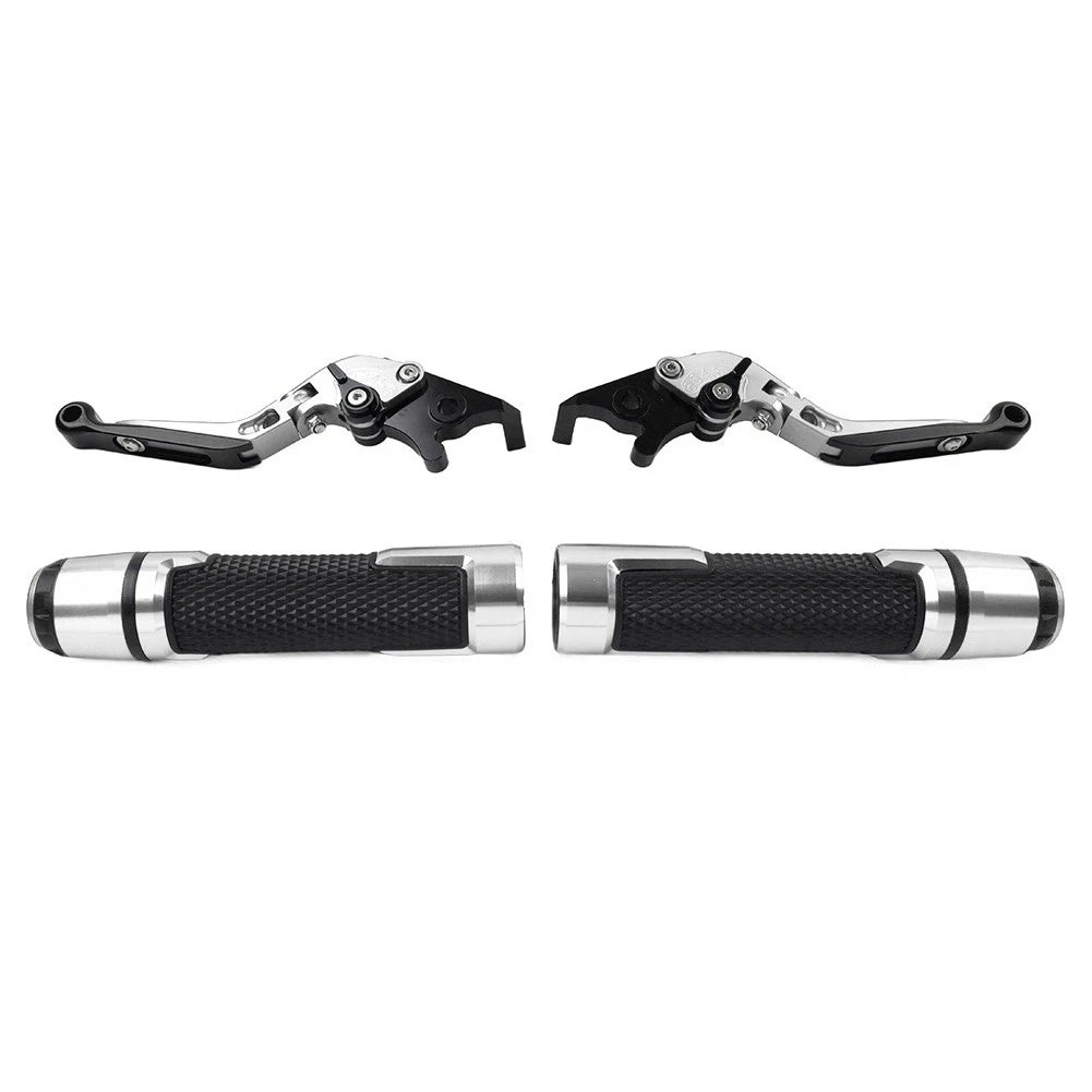 Set of 2 Gold CNC Adjustable Brake Clutch Levers for Kawasaki ER6F ER6N (2006–2016)