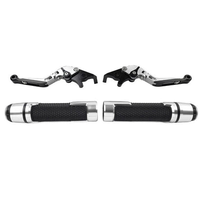 Set of 2 Gold CNC Adjustable Brake Clutch Levers for Kawasaki ER6F ER6N (2006–2016)