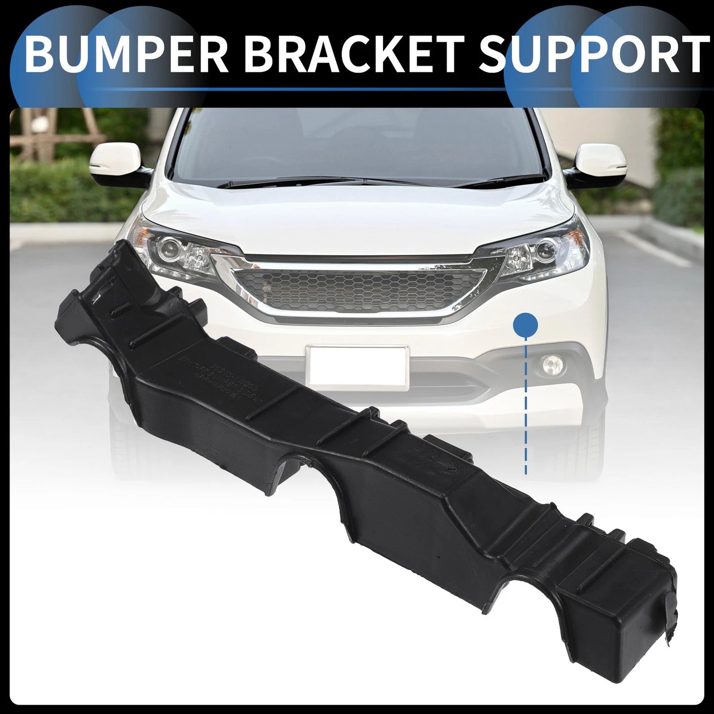 Left Front Bumper Retainer Bracket No.865131W200 for Kia Rio (2012–2017)