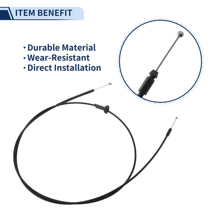 Hood Latch Release Cable for Hyundai Sonata (1999–2001) No. 8119038000