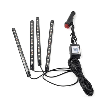 48 LED RGB Voice Control Decorative Floor Atmosphere Light Lamp