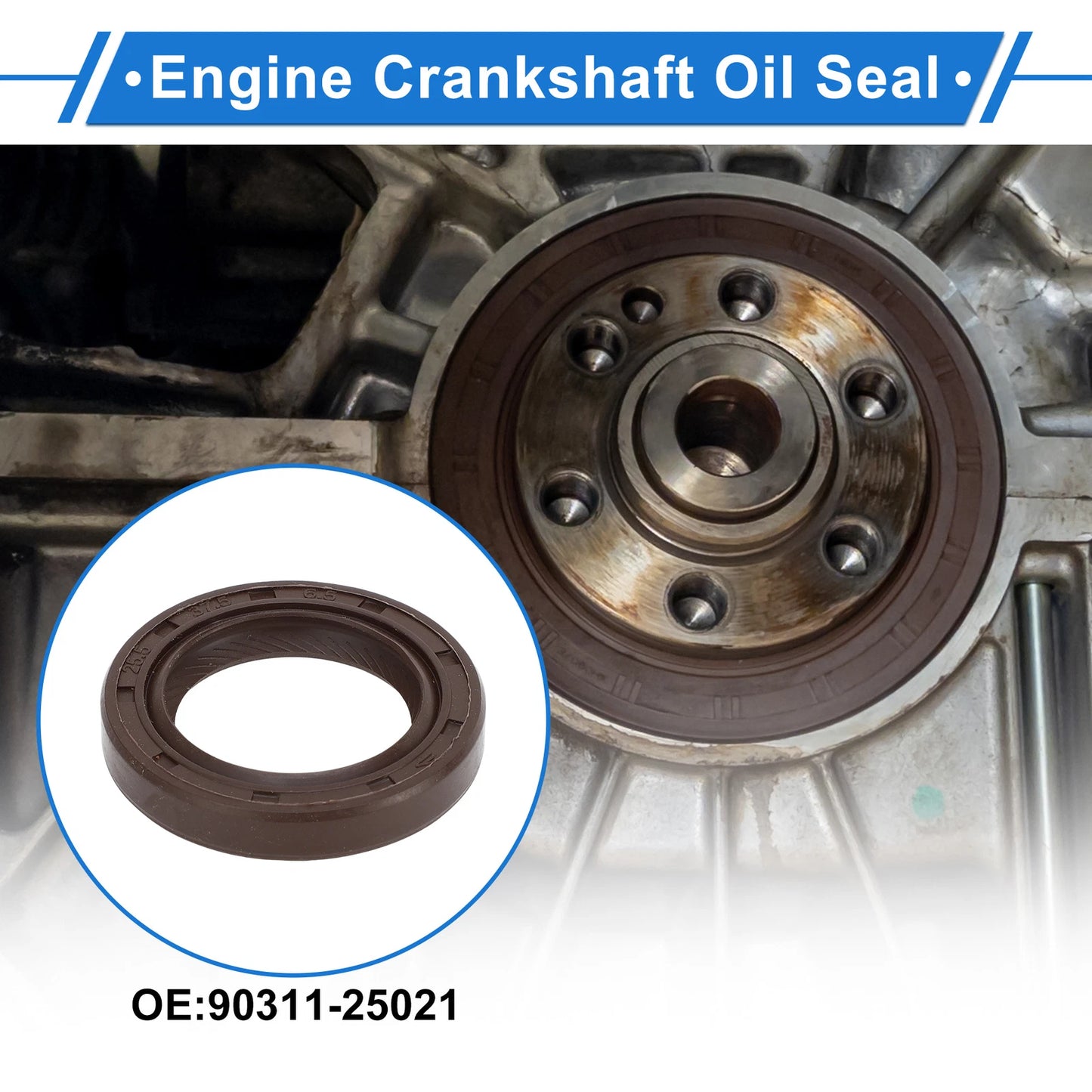 Front Crankshaft Oil Seal for Toyota Echo Prius (2000–2009) No. 90311-25021