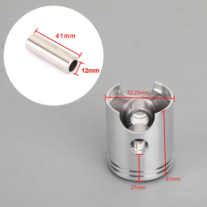 Piston Kit 52.25mm 0.25 for Yamaha YB 100 AG 100 DX 100 LT2 LT3 100 FR