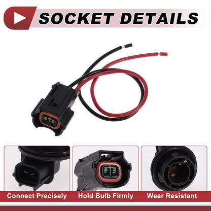 DRL Daytime Running Light Socket Wiring for Kia Forte (2019–2021) No. 92164M7050