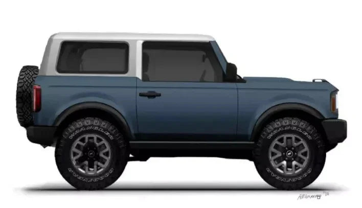 2 x Front & Rear Splash Guards Mud Flaps for Ford Bronco (2021–2024)