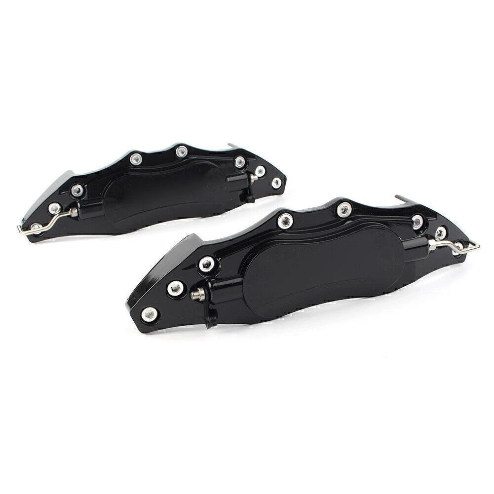 3D Metal Brake Caliper Covers Large for Universal Car Black