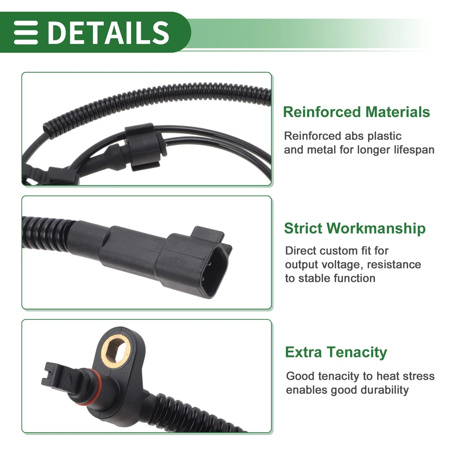 ABS Wheel Speed Sensor No. 52128695AF for Jeep Liberty (2002–2007)