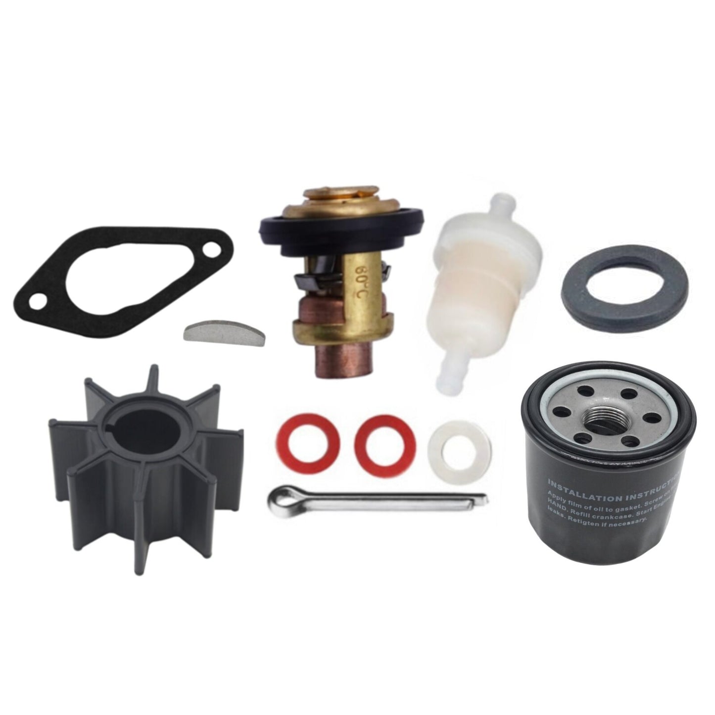Maintenance Kit for Mercury Mariner 8HP 9.9HP Outboard