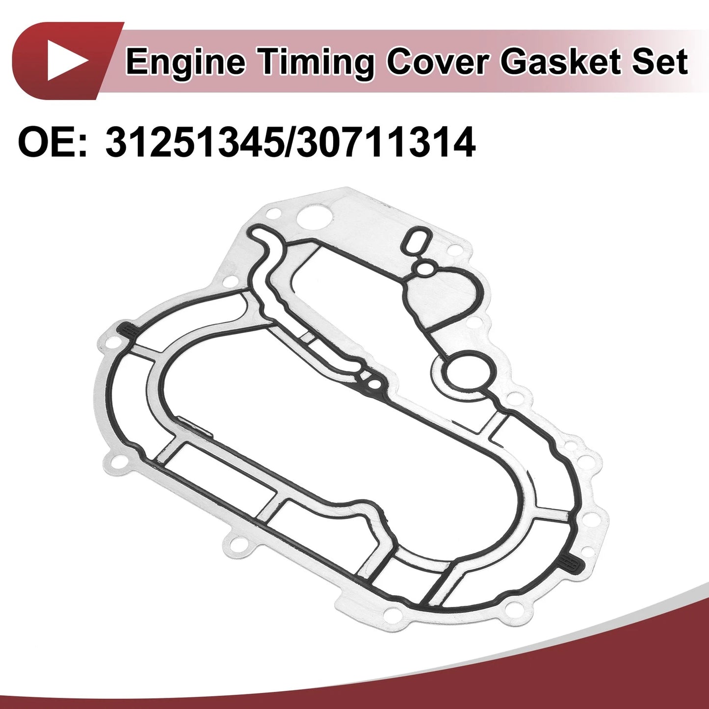 Engine Timing Cover Gasket Set No. 31251345 for Volvo 3.0L 3.2L