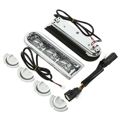 Chrome LED Inserts Saddlebag Light for Harley Touring FLHX (2014-2024)