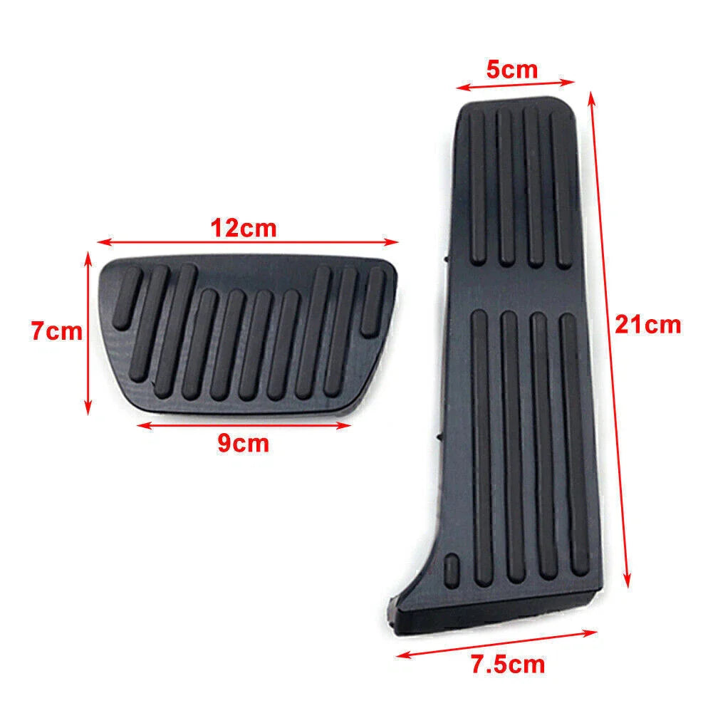 Silver Gas Brake Foot Pedal Covers for Toyota Camry (2018-2020)  pcs