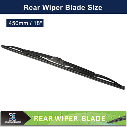 18" Rear Windshield Wiper Blade for BMW X5 E53 & BMW 5 Series Touring E34 (1999-2006)