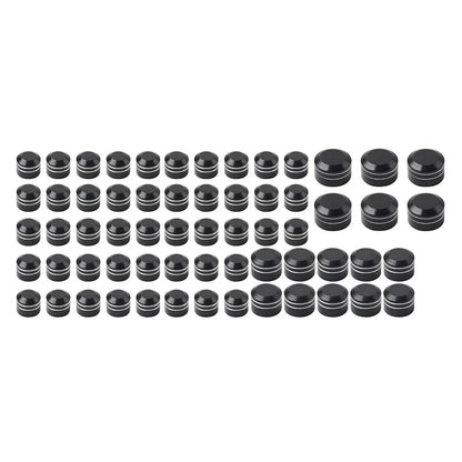 62X Engine Bolt Caps Cover Kit for Harley Road King Street Glide (2007-2016)