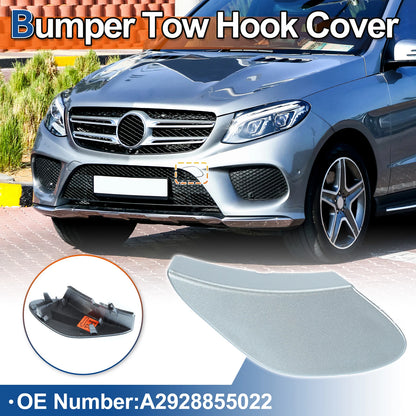 Tow Hook Cover for Mercedes-Benz GLE (No.A2928855022) (2016–2023) Silver Tone