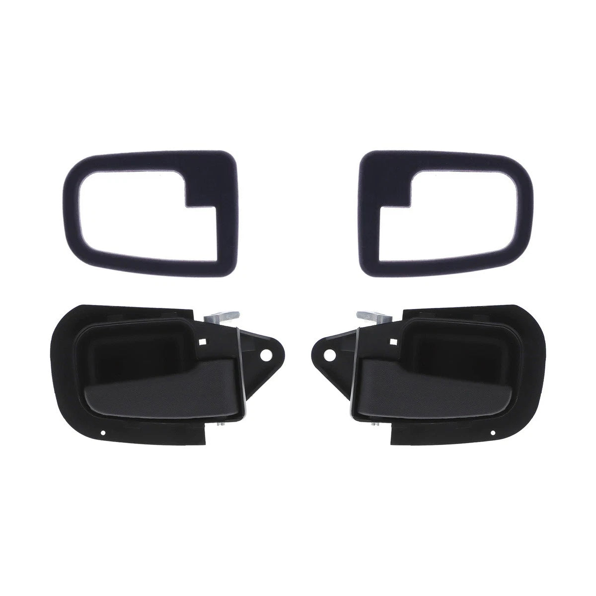 Set of 4 Black Inner Door Handles & Trim Covers for BMW 3 Series (1992–1999)