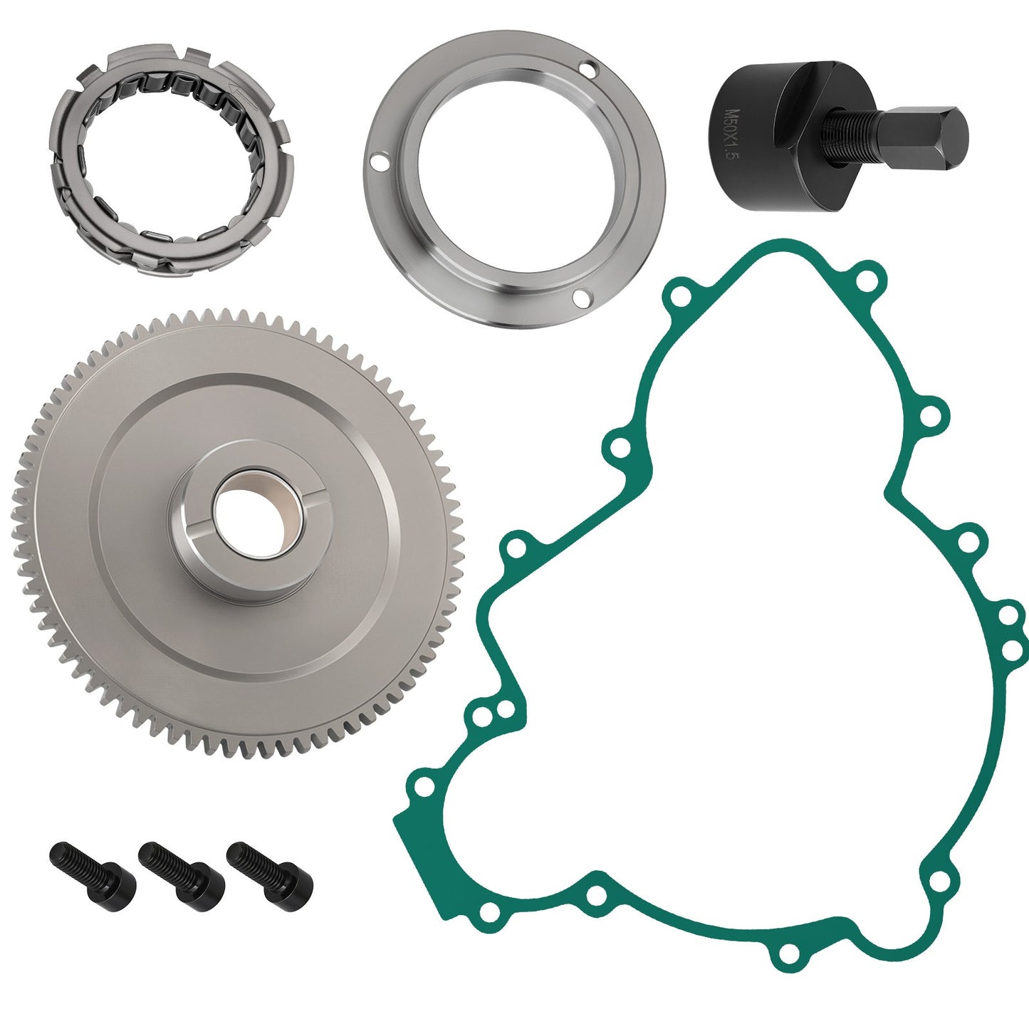 Starter Clutch Idler Gear Kit for Polaris RZR Turbo S (2018–2023)