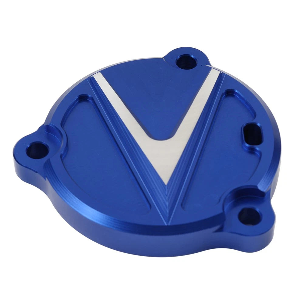 Set of 2 Blue Motorcycle Engine Stator Protective Covers for Yamaha TMAX 530 (2012–2019)