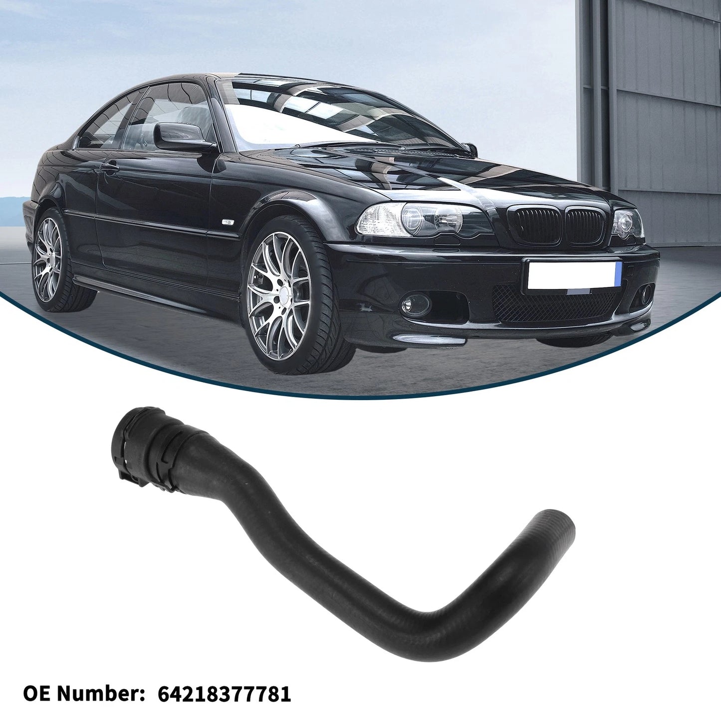 Car Radiator Hose for BMW 3 Series (E46) (1999–2005) No. 64218377781