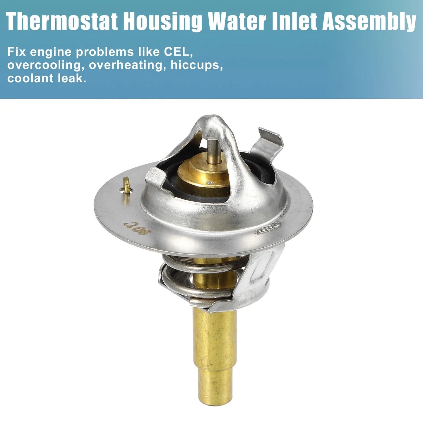 Engine Coolant Thermostat for Mercedes-Benz C230 1.8L (2003-2005)
