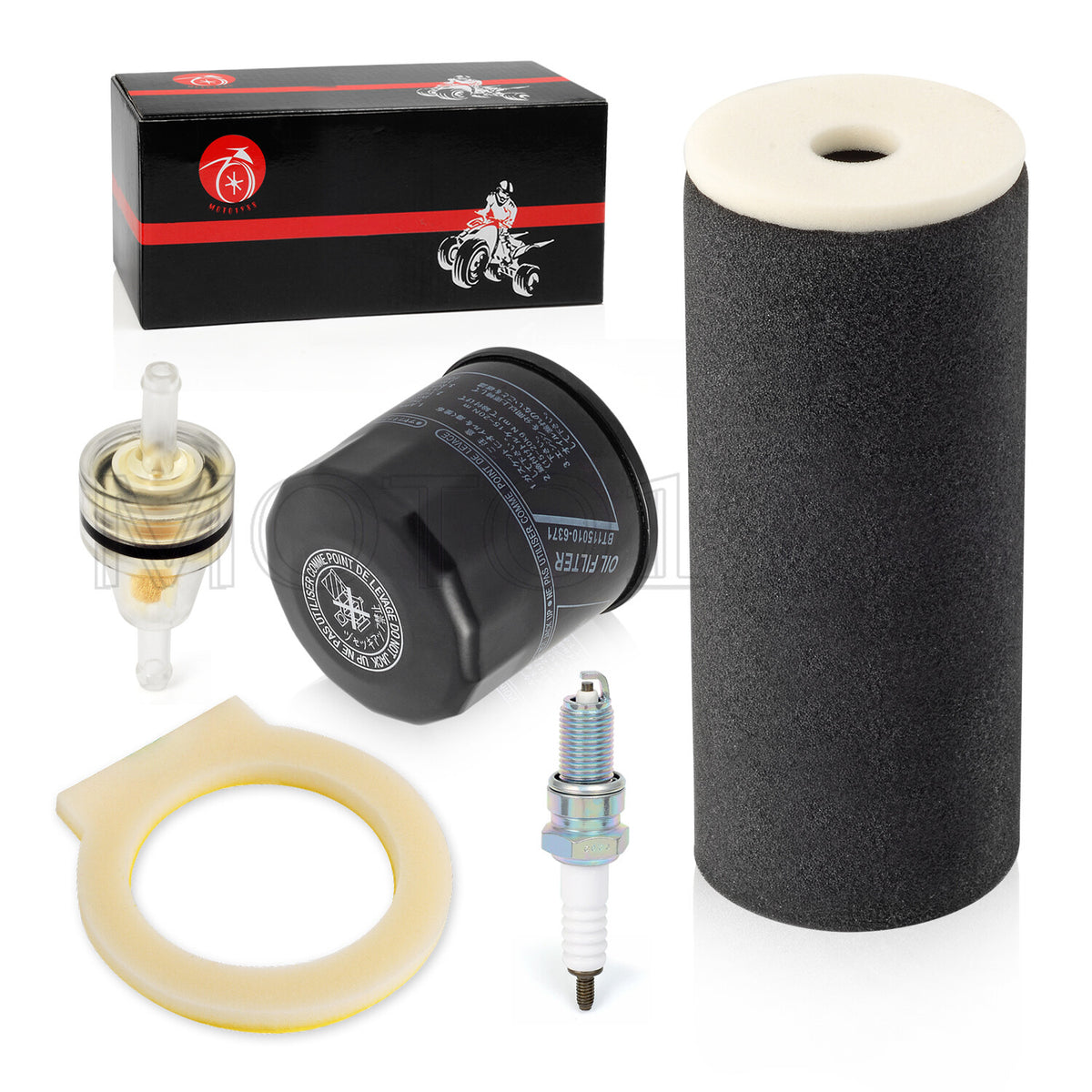 Air Filter Cage Guide Oil Filter Cap Kit for Yamaha Grizzly 660 (2002–2008)