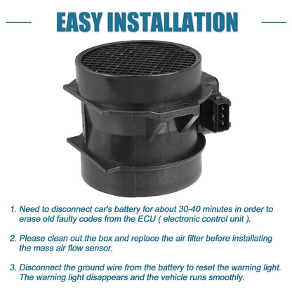 Mass Air Flow Sensor for BMW 323i  (1998–2000) No. 5WK9605