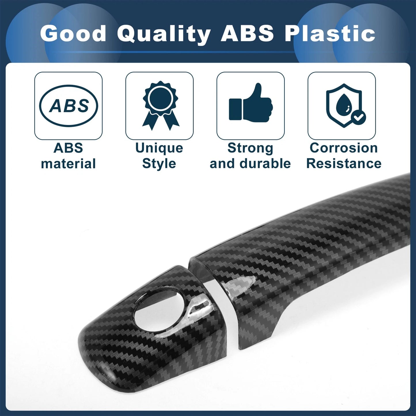Car Door Handle Cover Trim for Chevy Malibu (2013–2015) Black