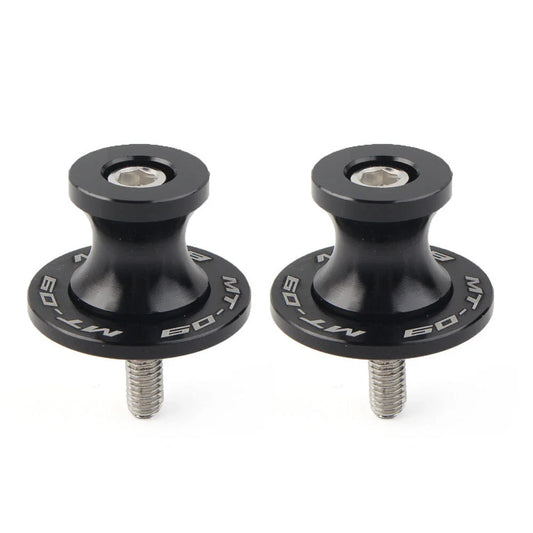 6MM Black Motorcycle Swingarm Spools Sliders for YAMAHA MT-09 FZ09 (2013-2022)