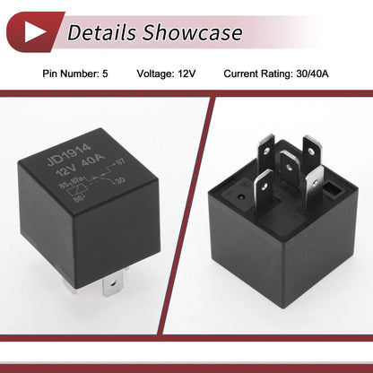 5 Pins Window Defroster Relay for Porsche 911 (2005-2019) 12V 30/40A
