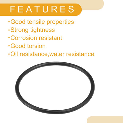 50pcs NBR Rubber O Ring Seal Gasket for Cars Trucks 28mm ID x 1.5mm CS