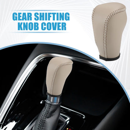 Gear Shifting Knob Cover Trim for Nissan Murano (2009–2013) Faux Leather Beige