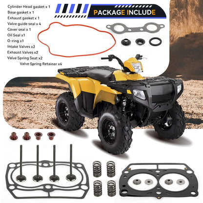 Cylinder Head Gasket & Valve for Polaris Sportsman Ranger
