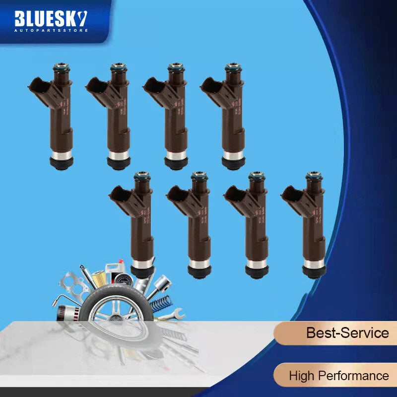 8 x Fuel Injectors for Toyota 4Runner, Land Cruiser, Sequoia, Tundra (2005-2009)