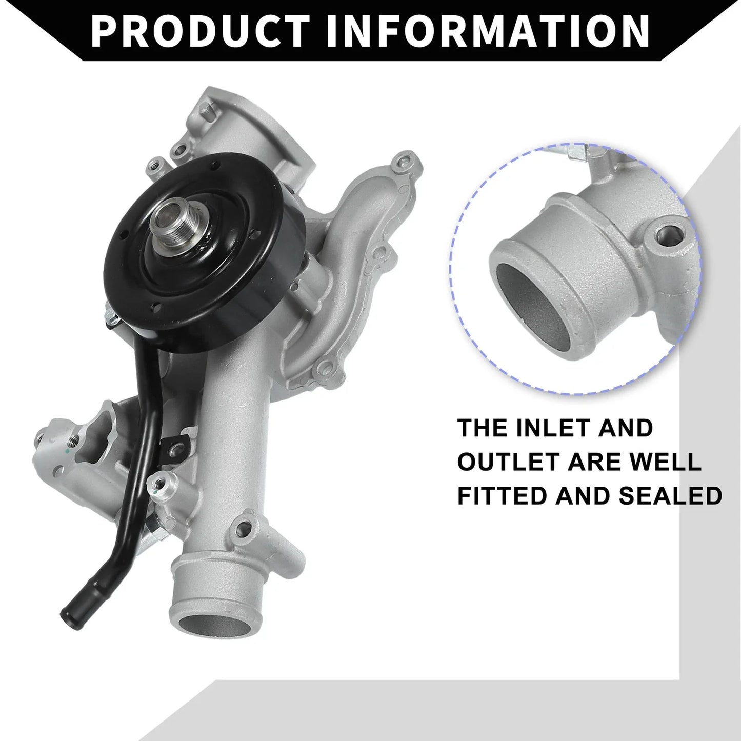 Water Pump for Chrysler Aspen with Rubber Band Kit (2007-2009)