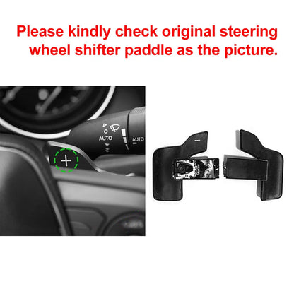 Black Steering Wheel Paddle Shifter Extensions for Toyota Camry Corolla Avalon