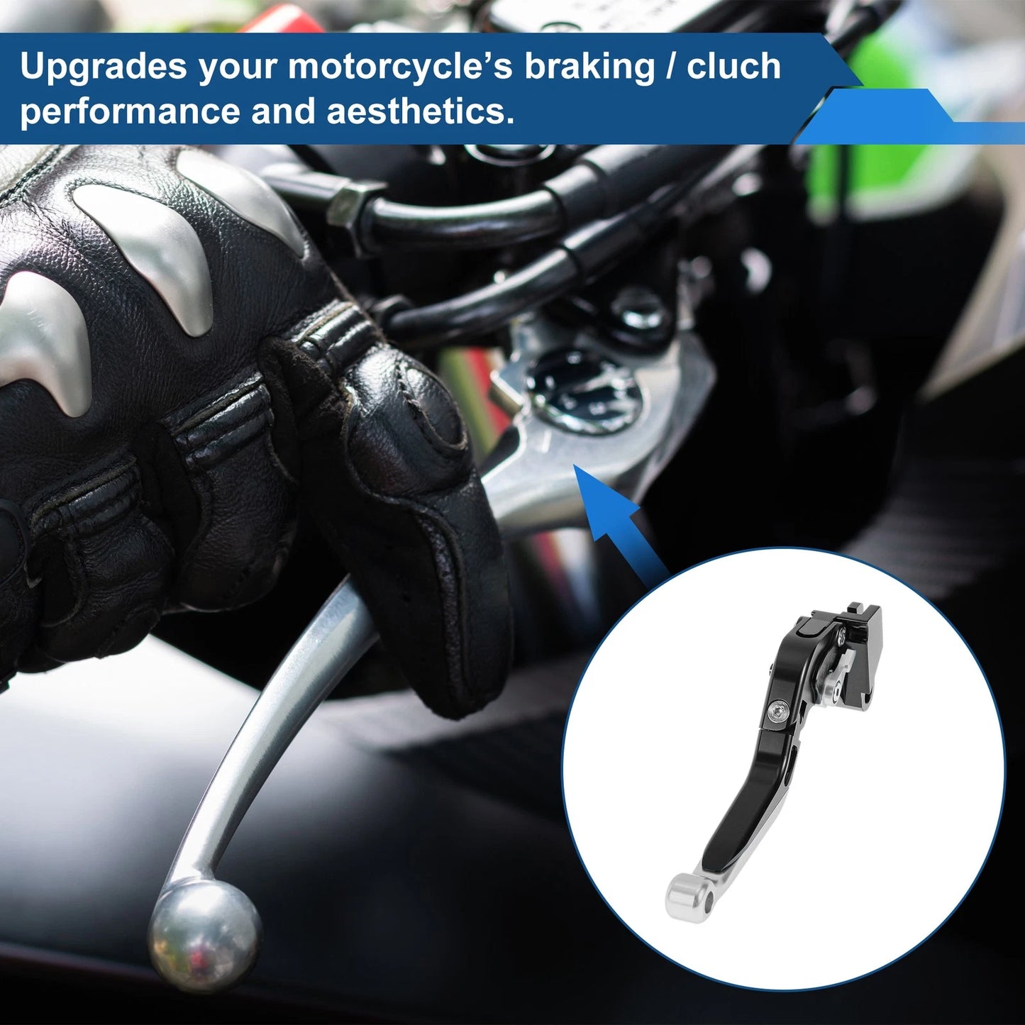 Adjustable Brake Clutch Levers for Kawasaki Ninja 650R (2006–2011) 1 Pair