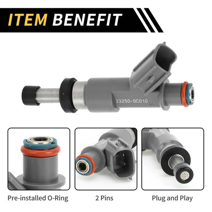 Fuel Injector for Toyota Tacoma (2005–2014) 12 Holes Gray