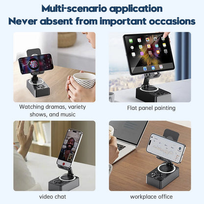 4 in 1 Phone Holder Bluetooth Speaker Wireless Charger Power Bank