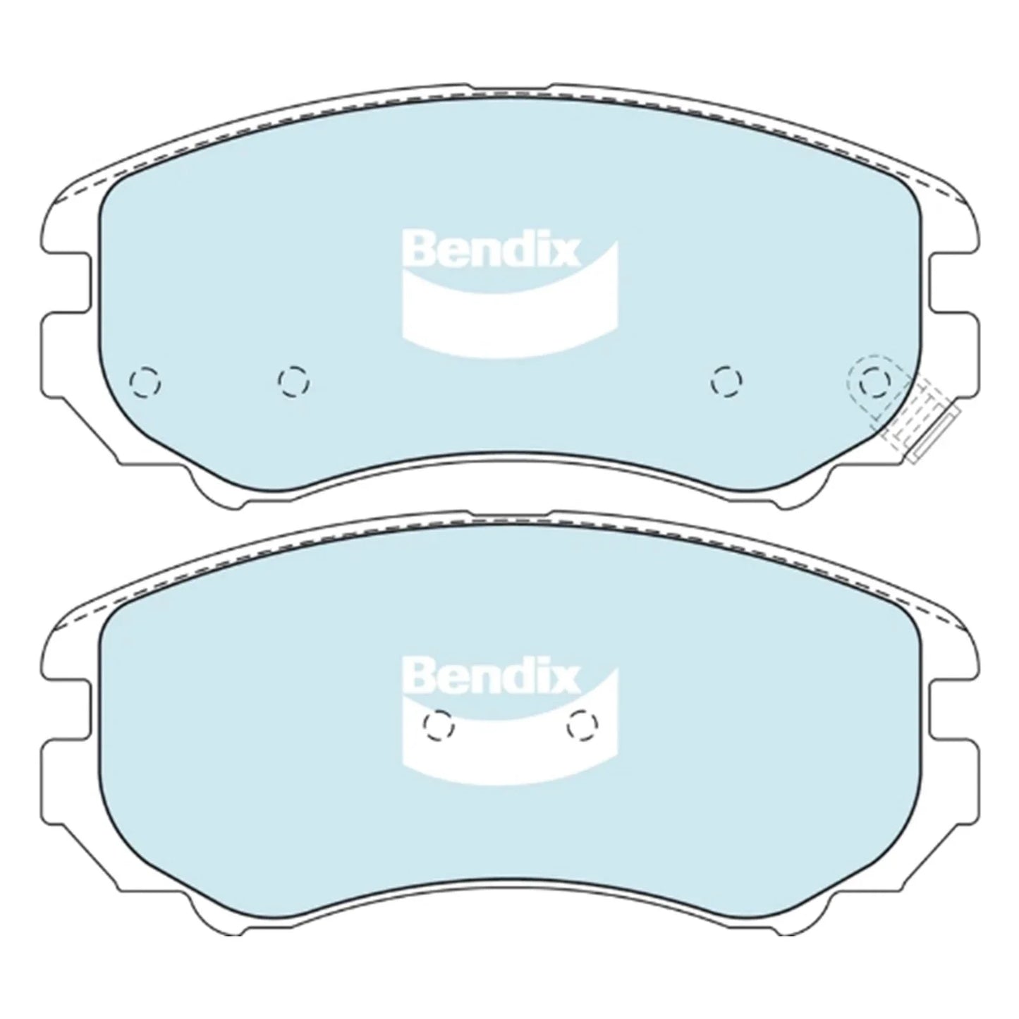 Front Disc Brake Pads Set for Kia Soul (2009-2010)