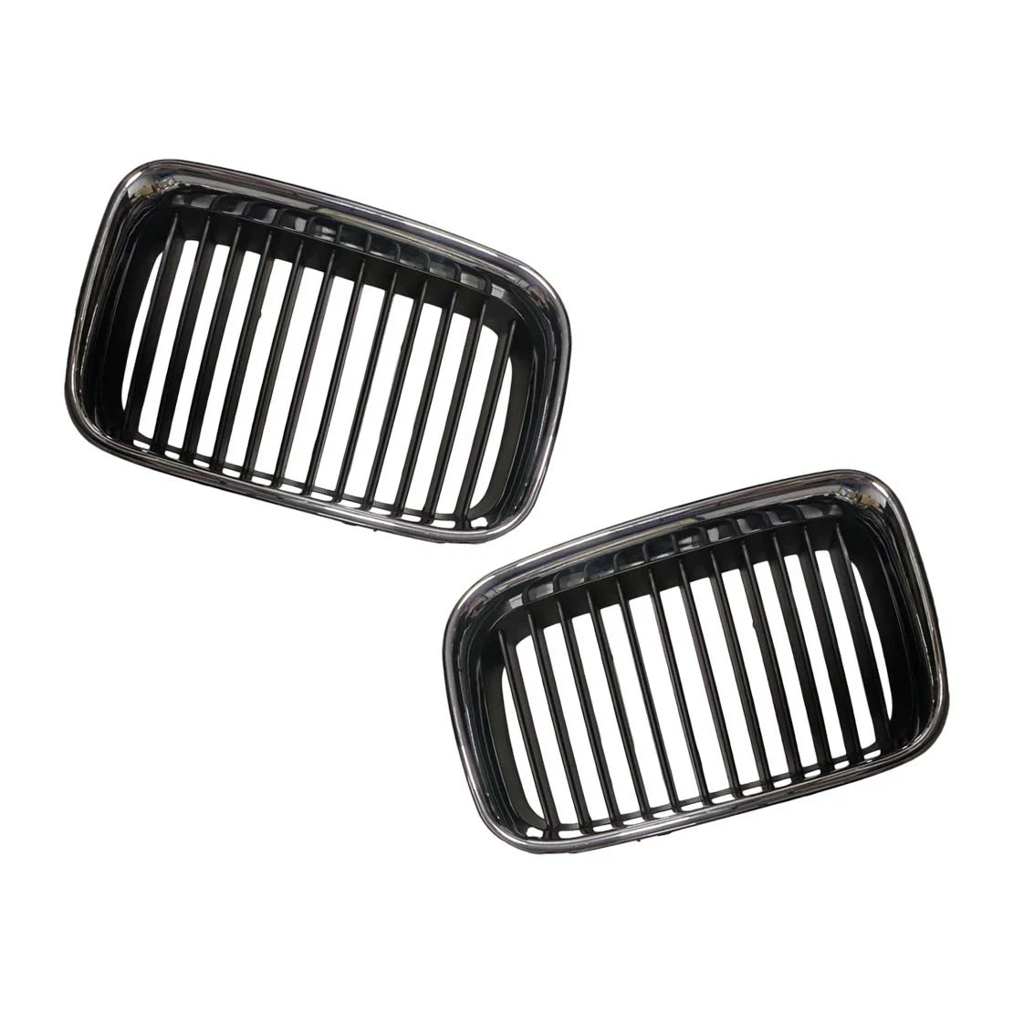 2 x Chrome Black Grille for BMW E36 318IS 325i M3 Coupe (1992-1997)