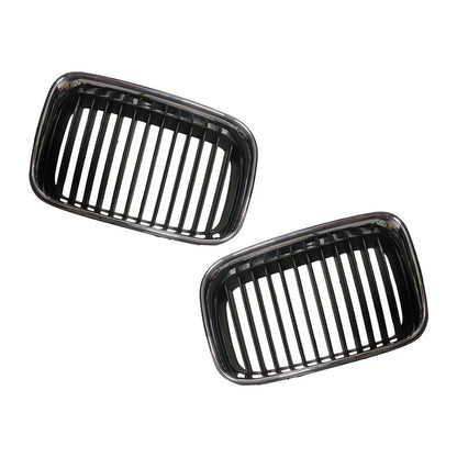 2 x Chrome Black Grille for BMW E36 318IS 325i M3 Coupe (1992-1997)