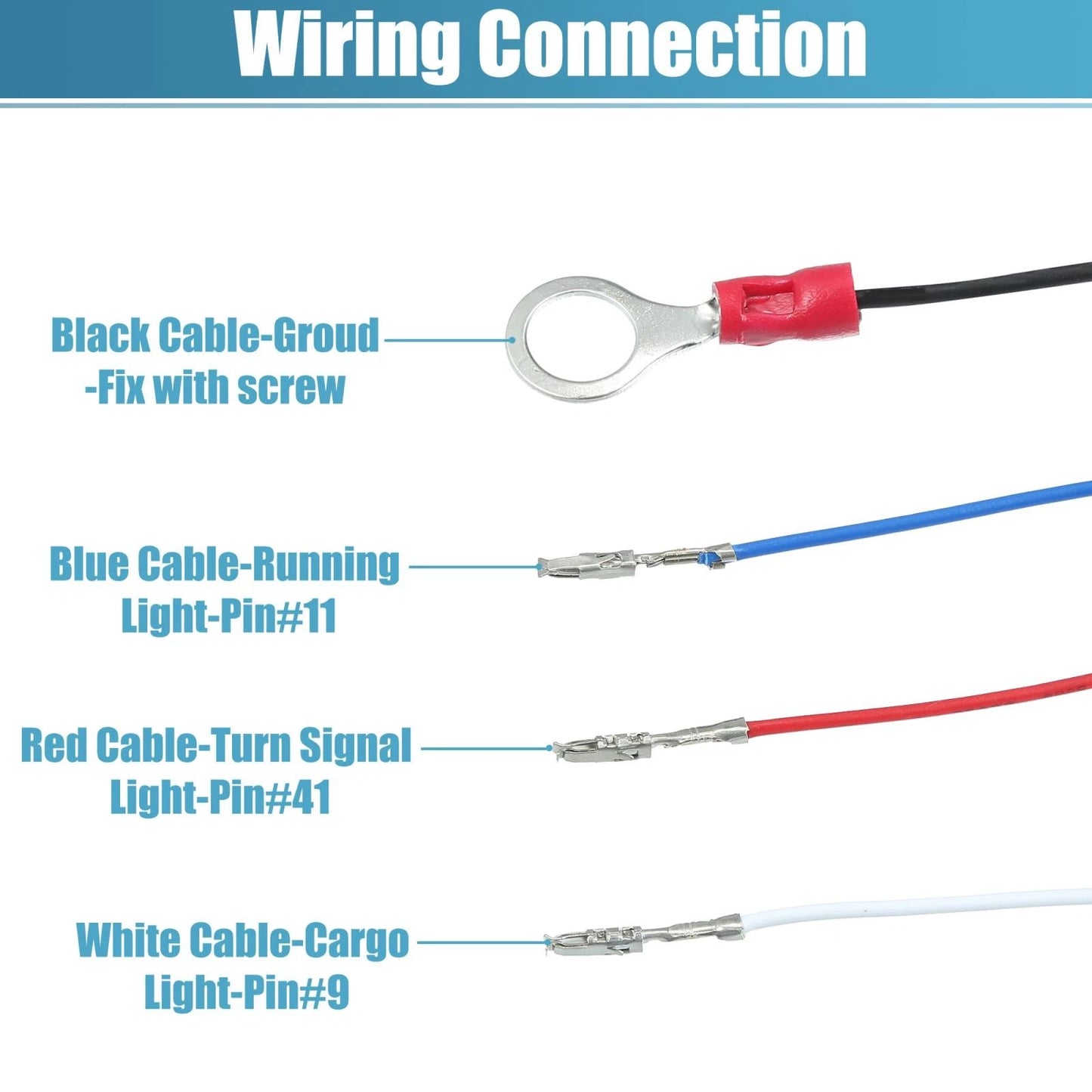 2X Tow Mirrors Wiring Harness for Chevy Silverado, GMC Sierra (2014–2018)