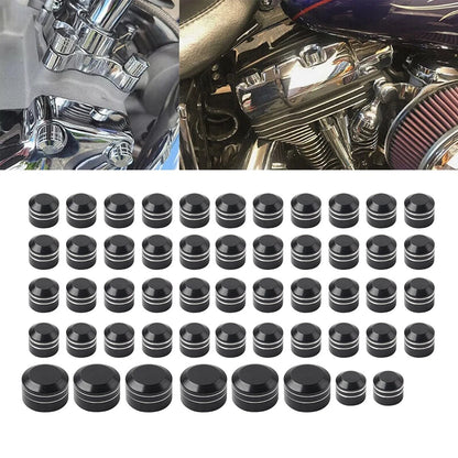 52X Engine Topper Screw Bolt Cap Cover for Harley Twin Cam Dyna (2000–2017)