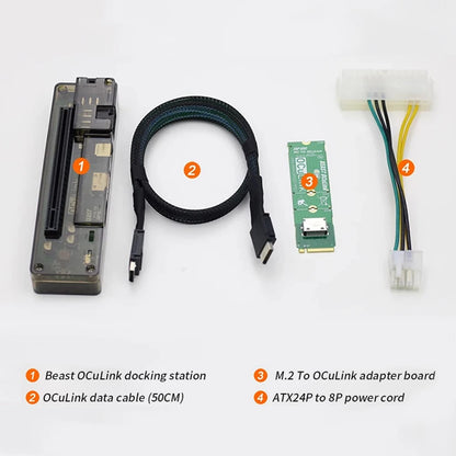 EXP GDC OCuLink GPU Dock PCIe 4.0 x4 for M.2 M to OCuLink
