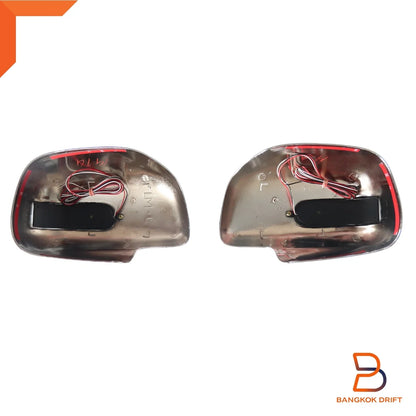 Chrome LED Mirror Cover Trim for Toyota Hilux Ute MK6 MK7 Vigo Champ (05-14)