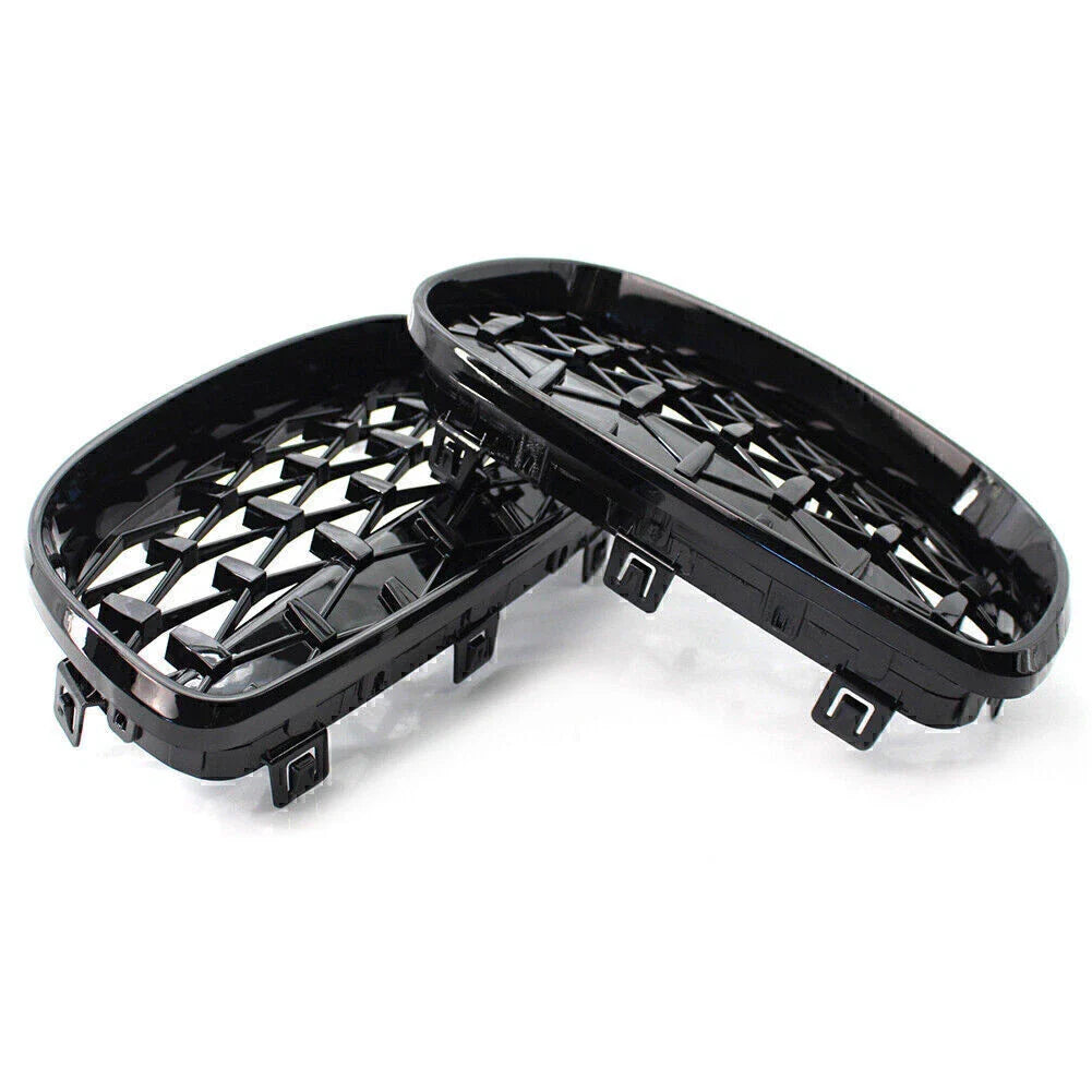 Gloss Black Front Grille for BMW E81 E82 E87 E88 1 Series (2008-2011)