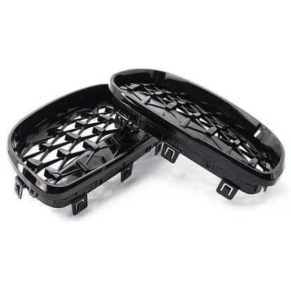 Gloss Black Front Grille for BMW E81 E82 E87 E88 1 Series (2008-2011)